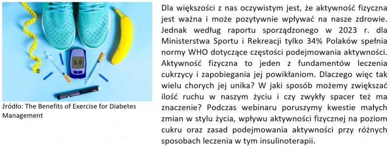 Wpływ cukrzycy na aktywność fizyczną